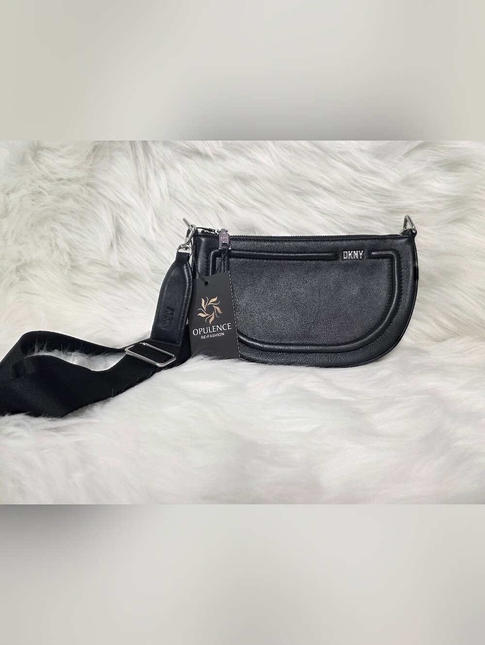 DKNY Lamb Leather Crossbosy